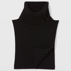 Button Neck Dickie - New With Tags - NEVER WORN - Black